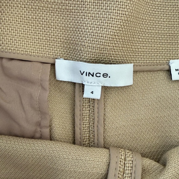 NWOT Vince Sculptural Linen Blend Panama Shorts - Picture 9 of 10